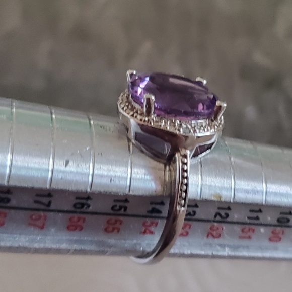 Genuine Amethyst ring - Picture 9 of 10